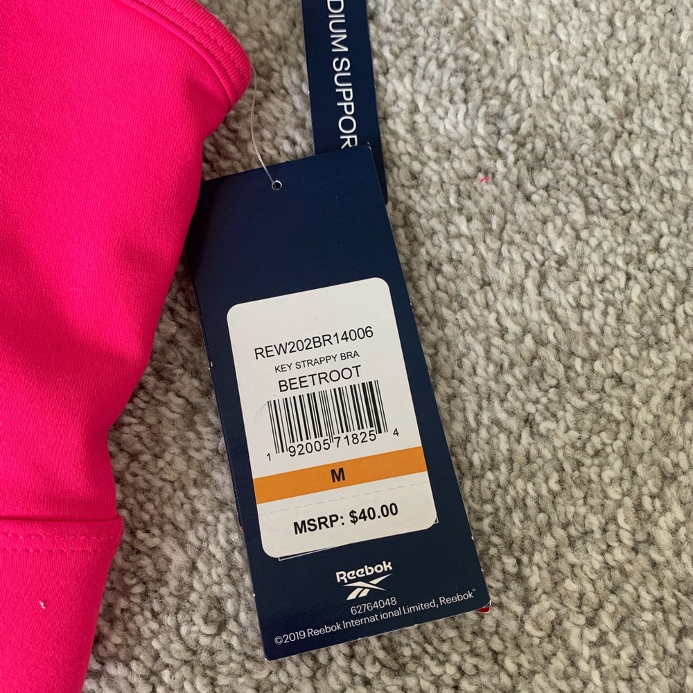 NEW Reebok Sports Bra - Picture 4 of 6